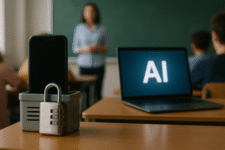 Locking Up Phones, Logging Into AI: Classrooms Navigate New Tech Amid Public Debate