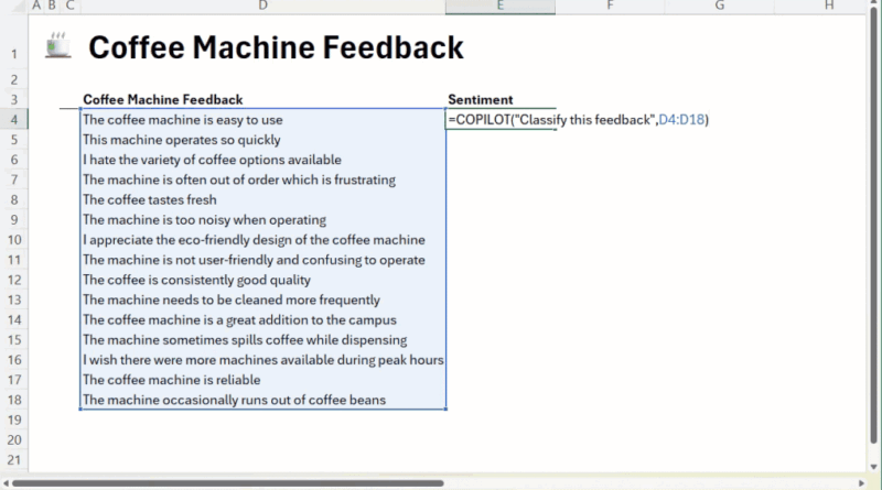 Hello, AI Formulas: Why =COPILOT() Is the Biggest Excel Upgrade in Years