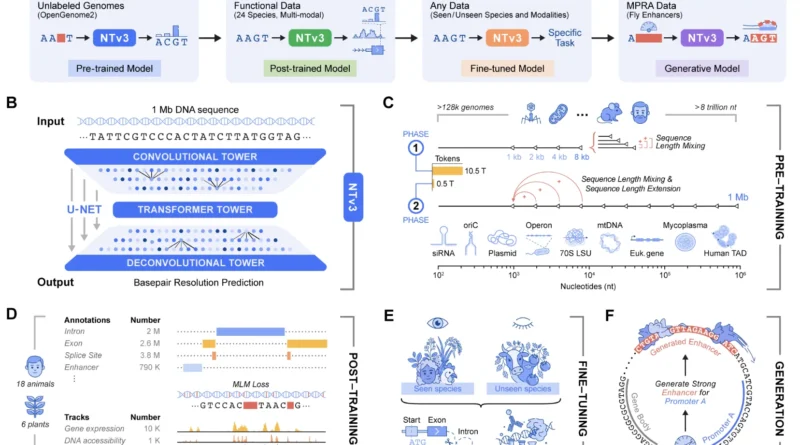 InstaDeep Introduces Nucleotide Transformer v3 (NTv3): A New Multi-Species Genomics Foundation Model, Designed for 1 Mb Context Lengths at Single-Nucleotide Resolution