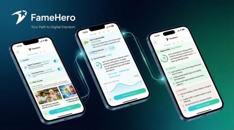 How Famehero Combines AI Analysis With Expert Human Storytelling And Media Placements To Help Brands Grow Their Online Visibility