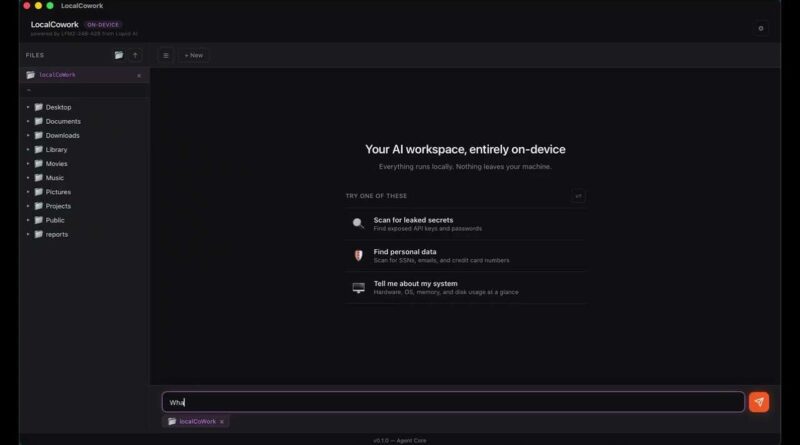 Liquid AI Releases LocalCowork Powered By LFM2-24B-A2B to Execute Privacy-First Agent Workflows Locally Via Model Context Protocol (MCP)