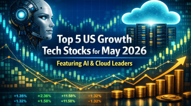 Top 5 US Growth Tech Stocks for May 2026 Featuring AI & Cloud Leaders